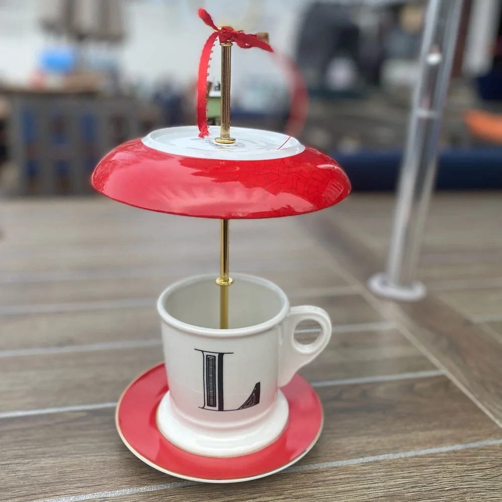 Tea Cup Bird Feeder Garden Ornament Perfect for Mother’s Day